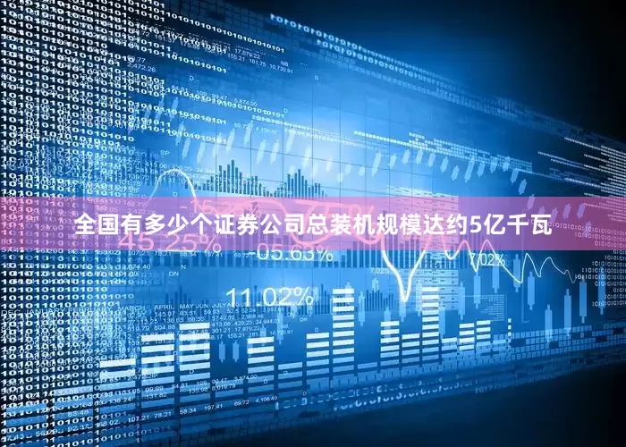 全国有多少个证券公司总装机规模达约5亿千瓦